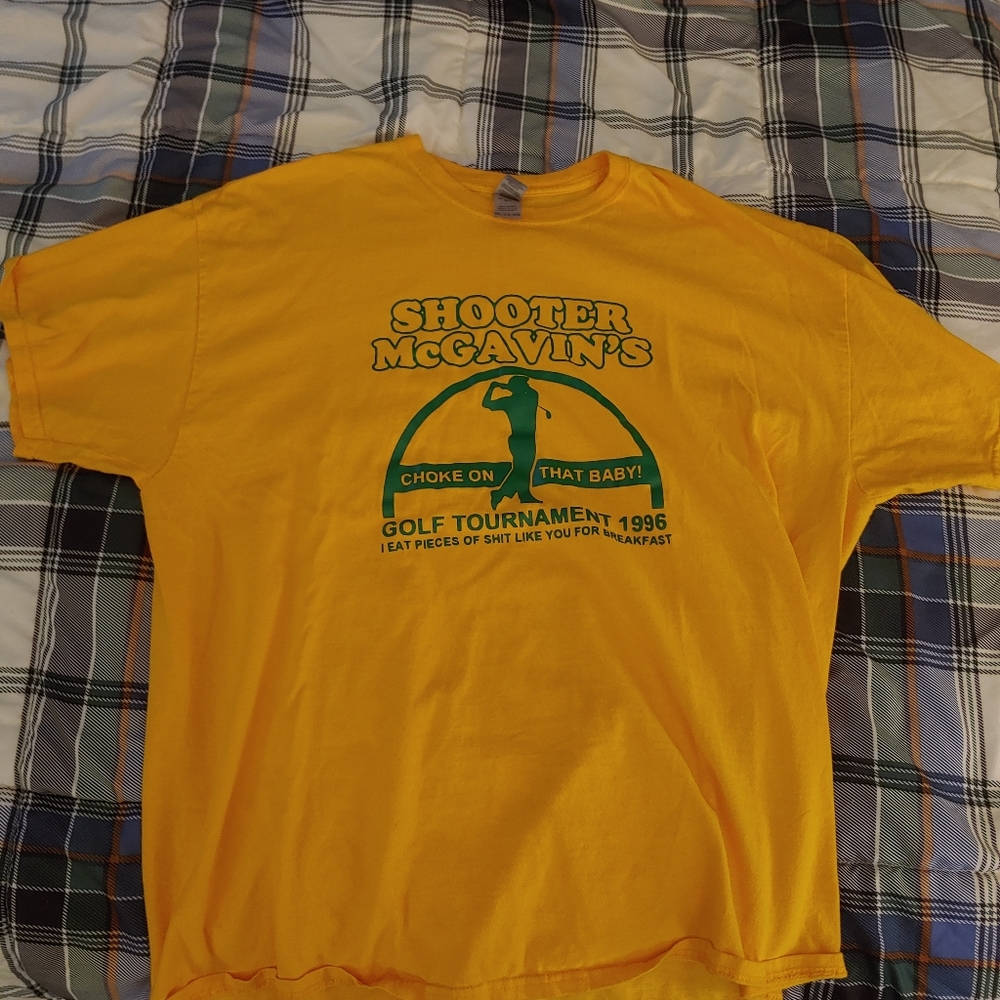 Mens happy gilmore comedy tee XXL